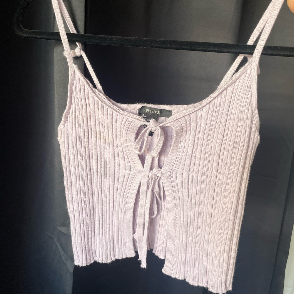 🎄Buy2Get1Free🎄Lavender tie front top